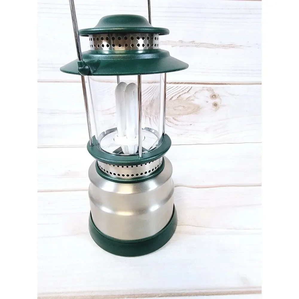 GE SteelBeam Fluorescent Camping Light Lantern 17000 Excellent